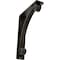 Ekena Millwork Legacy Wrought Iron Bracket, (Triple center brace), Antiqued Warm Silver 2"W x 7 1/2"D x 10"H BKTM02X07X10TLEAWS - alternate 1